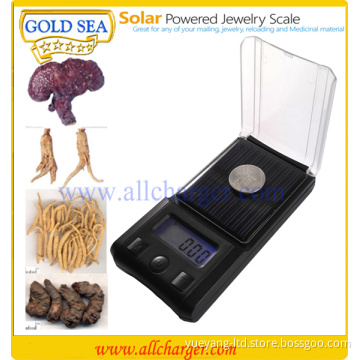 mini Digital solar weighing scales Solar lab medicine Balance